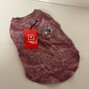 Reddy Mauve Dog T-Shirt Tiger Design Size Small 13-15in D-Ring Portal NEW